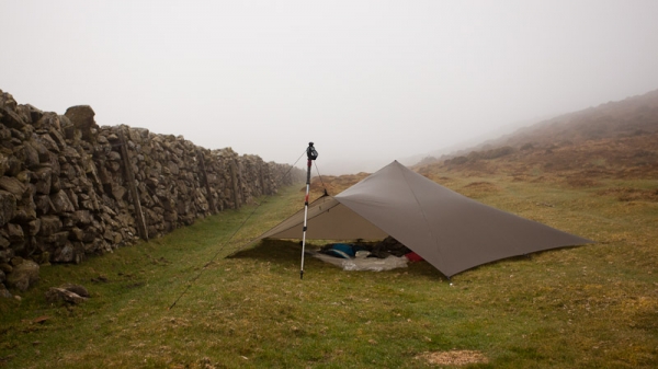 MLD Trailstar pitched low